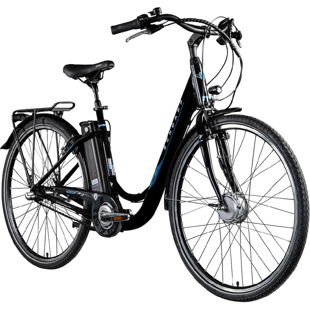 Zündapp E-Bike »Green 2.7« 3 Gang Shimano Nexus Frontmotor 250 W Pedelec Elektrofahrrad für Damen u. Herren Cityrad auf Rechnung bestellen Neueste Mode