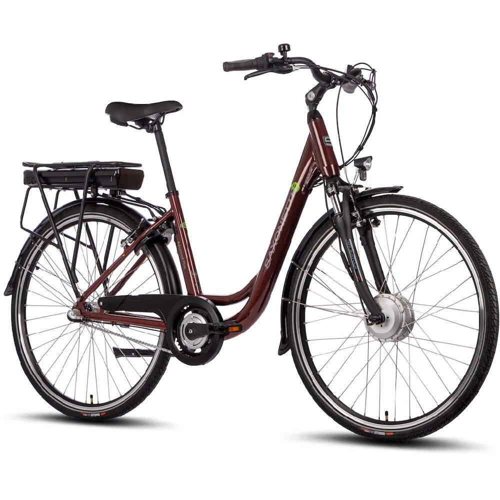 SAXONETTE E-Bike »Advanced Plus« 3 Gang Shimano SHIMANO Nexus Frontmotor 250 W (mit Akku-Ladegerät u. integr. Rahmenschloss) Pedelec Elektrofahrrad für Damen u. Herren Cityrad Online Outlet