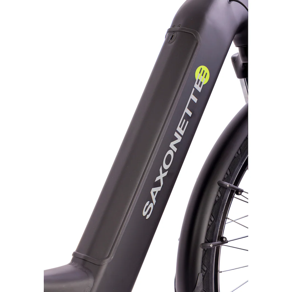 SAXONETTE E-Bike »Quantum Sport Wave« 10 Gang Shimano Mittelmotor 250 W Pedelec Elektrofahrrad für Damen u. Herren Trekkingrad Sonderangebote