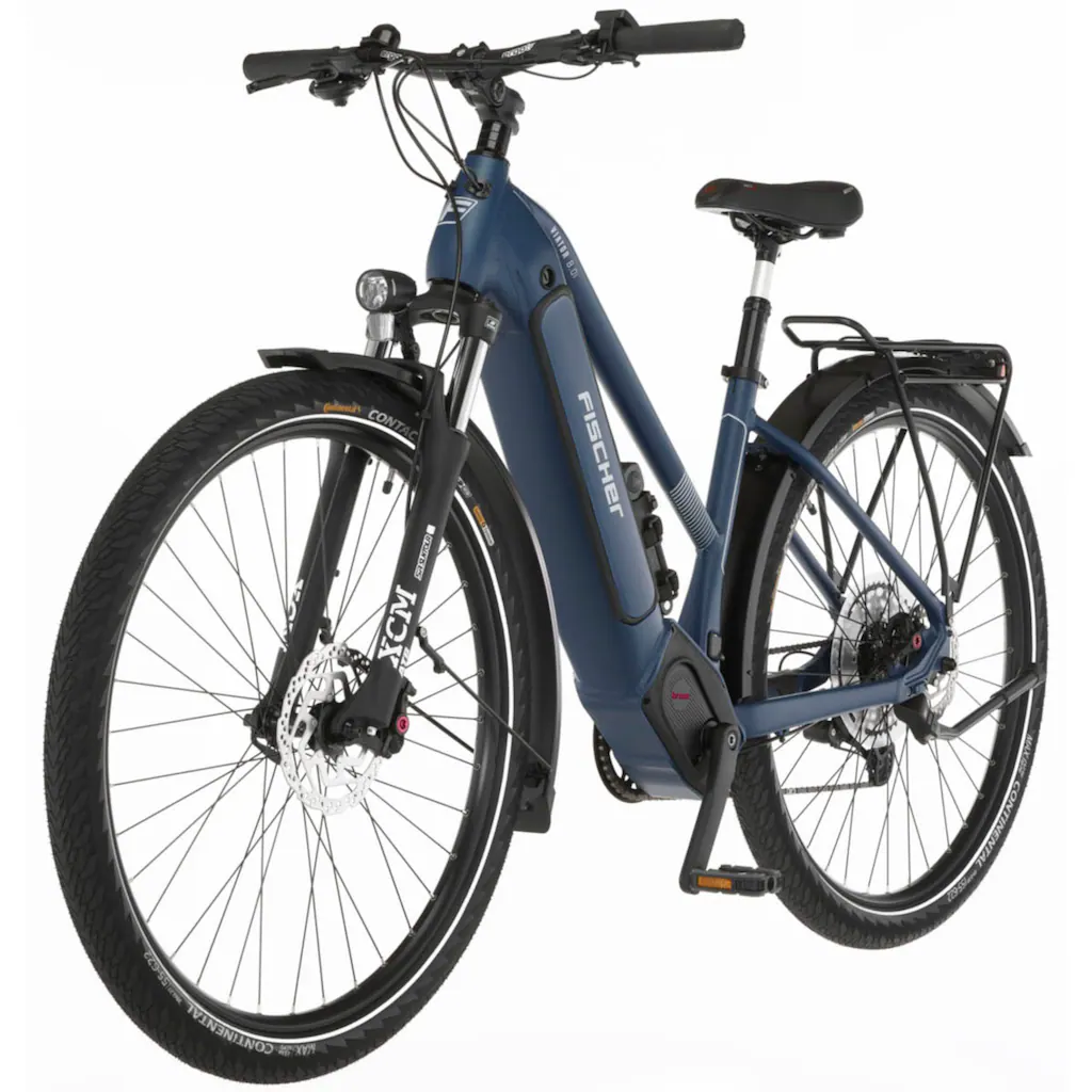 FISCHER Fahrrad E-Bike »VIATOR 8.0i Damen« 12 Gang SRAM Eagle SX Mittelmotor 250 W (mit Faltschloss) Pedelec Elektrofahrrad für Damen u. Herren Trekkingrad auf Rechnung Riesige Ersparnisse