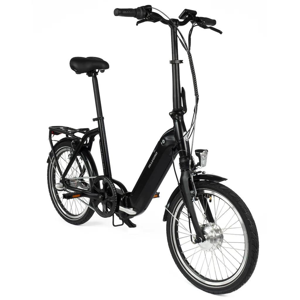 ALLEGRO E-Bike »Andi 3 Plus 374« 3 Gang Shimano Nexus Frontmotor 250 W Pedelec Elektrofahrrad für Damen u. Herren Faltrad Kostenlose Rückgabe