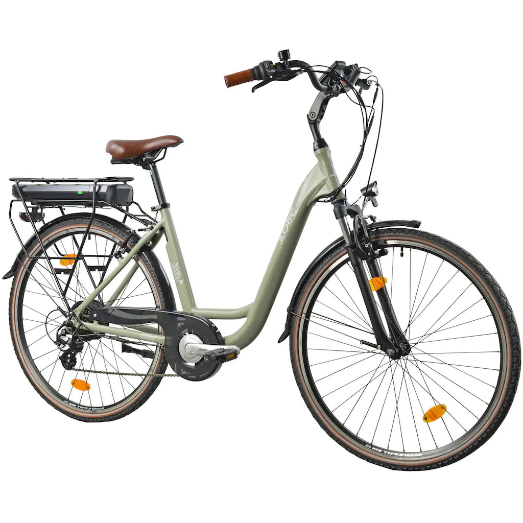 LLobe E-Bike »City E-Bike 28" County grün« Shimano Altus Heckmotor 250 W auf Rechnung Letzte 3 Tage