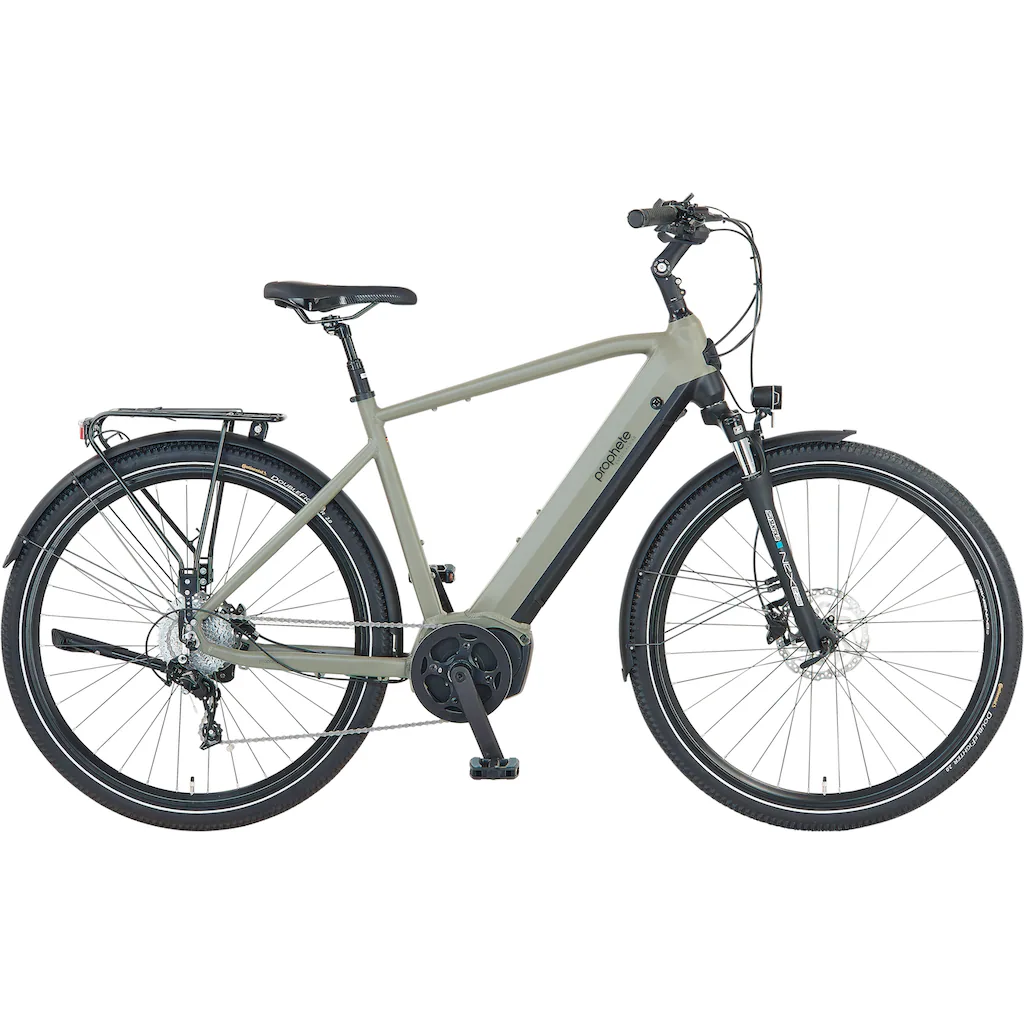 Prophete E-Bike »Entdecker 4.0« 10 Gang microSHIFT RD-M61S Mittelmotor 250 W Pedelec Elektrofahrrad für Herren Trekkingrad auf Raten