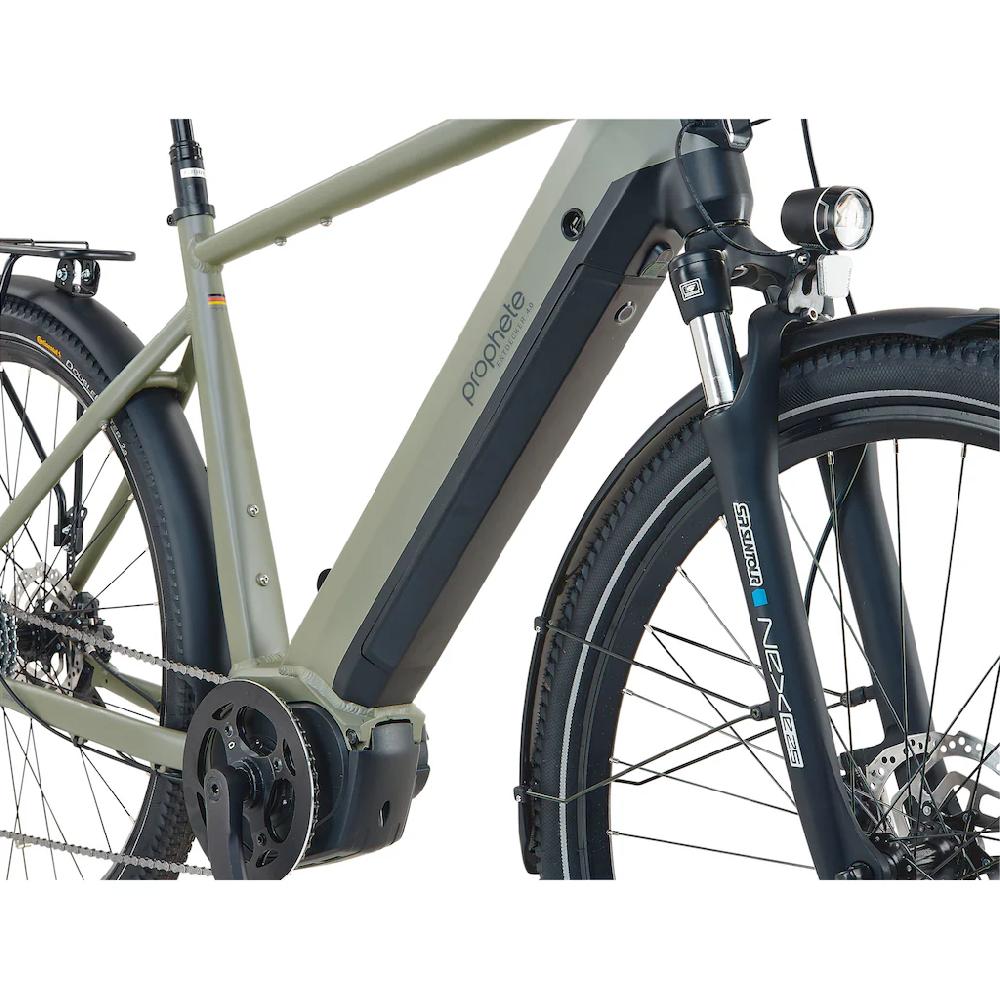 Prophete E-Bike »Entdecker 4.0« 10 Gang microSHIFT RD-M61S Mittelmotor 250 W Pedelec Elektrofahrrad für Herren Trekkingrad auf Raten Neueste Stile