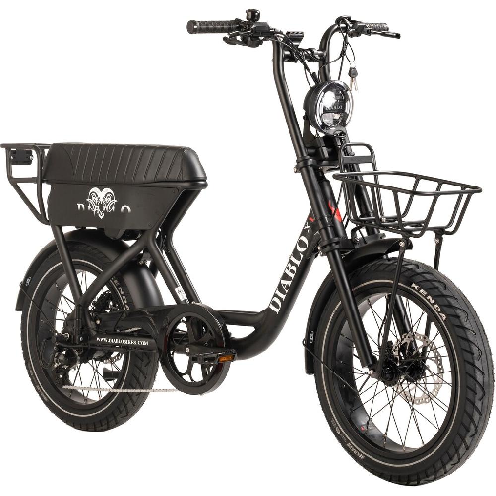 DIABLO BIKES E-Bike »X1« 7 Gang Shimano Tourney Heckmotor 250 W Pedelec Elektrofahrrad für Damen u. Herren Cityrad auf Rechnung Vierteljährliche Förderung