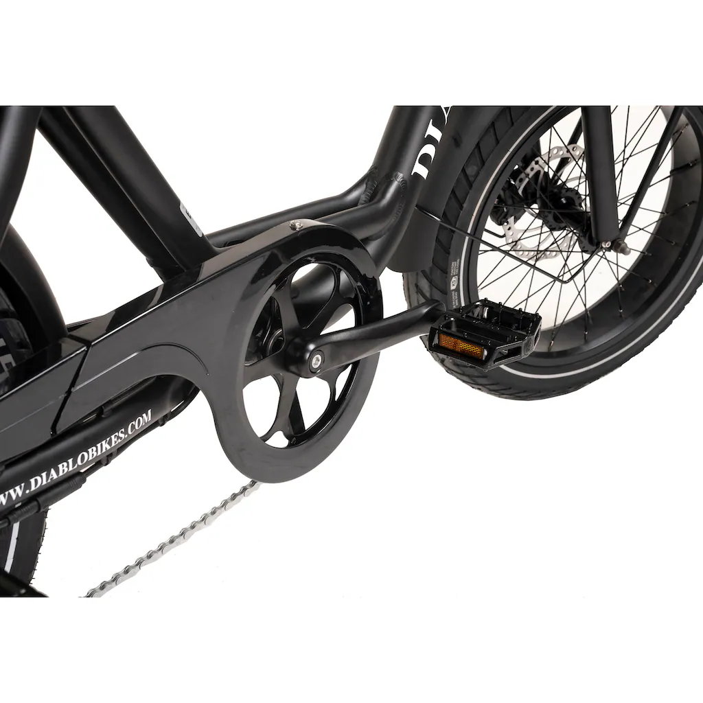 DIABLO BIKES E-Bike »X1« 7 Gang Shimano Tourney Heckmotor 250 W Pedelec Elektrofahrrad für Damen u. Herren Cityrad auf Rechnung Vierteljährliche Förderung