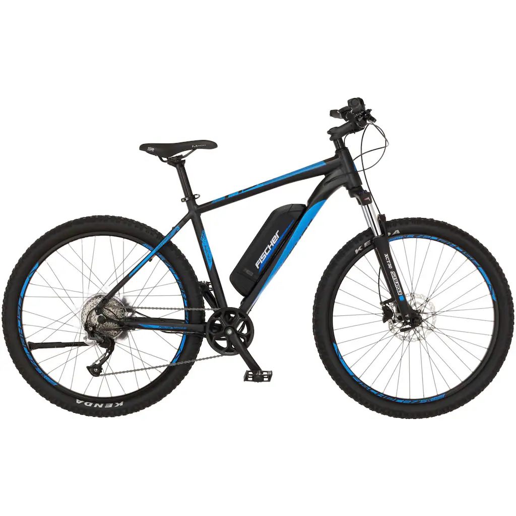 FISCHER Fahrrad E-Bike »MONTIS 2.1 557« 9 Gang Shimano Altus Heckmotor 250 W (Schloss) Pedelec Elektrofahrrad für Damen u. Herren MTB Mountainbike auf Rechnung online kaufen