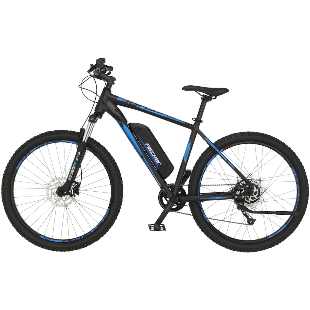 FISCHER Fahrrad E-Bike »MONTIS 2.1 557« 9 Gang Shimano Altus Heckmotor 250 W (Schloss) Pedelec Elektrofahrrad für Damen u. Herren MTB Mountainbike auf Rechnung online kaufen Discount Store für neue Produkte