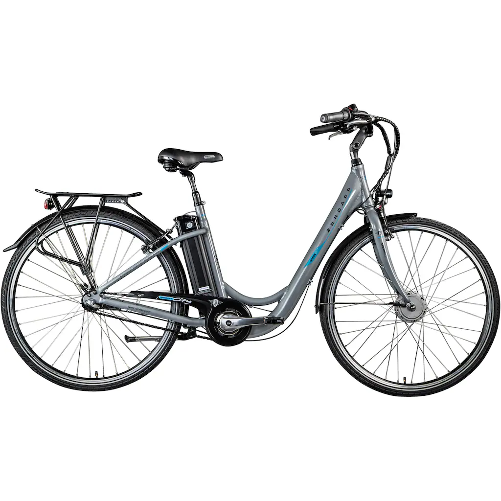 Zündapp E-Bike »Green 2.7« 3 Gang Frontmotor 250 W Pedelec Elektrofahrrad für Damen u. Herren Cityrad auf Rechnung bestellen
