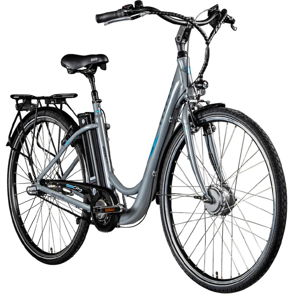 Zündapp E-Bike »Green 2.7« 3 Gang Frontmotor 250 W Pedelec Elektrofahrrad für Damen u. Herren Cityrad auf Rechnung bestellen Nur noch ein Tag übrig