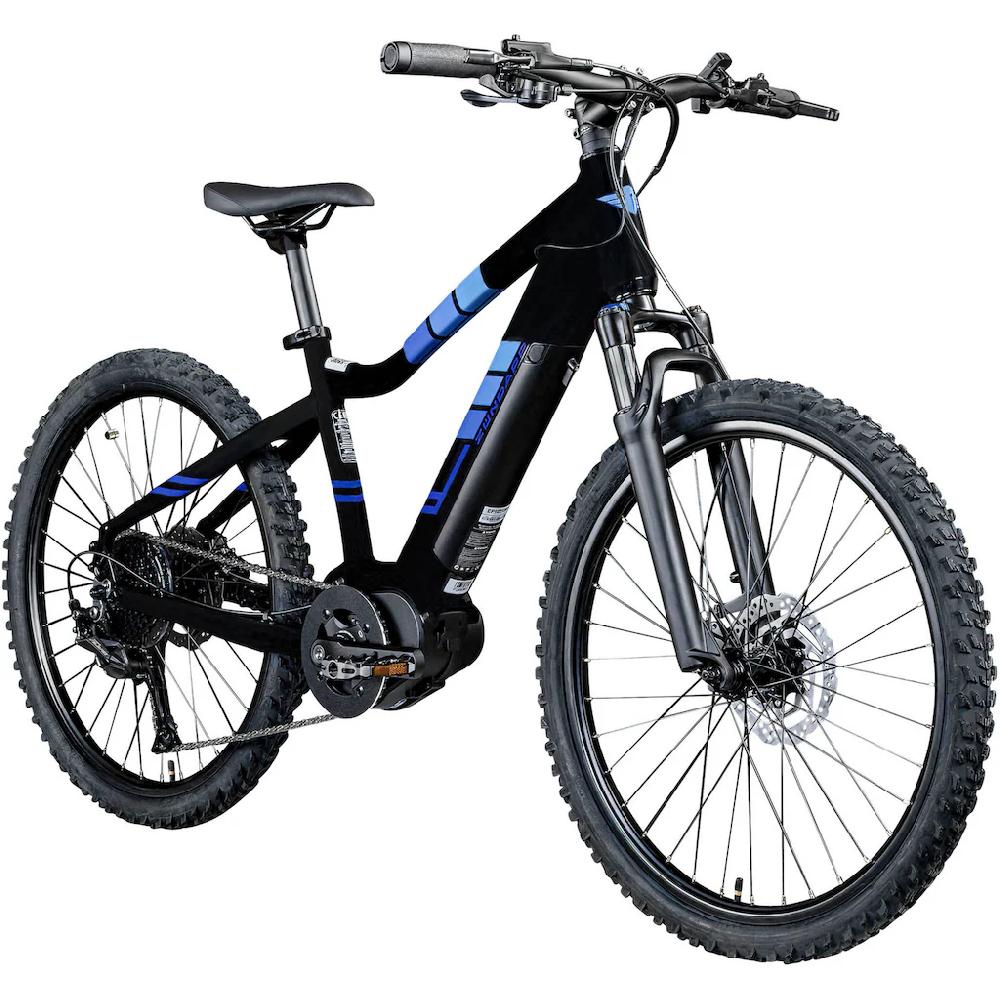 Zündapp E-Bike »Z240« 9 Gang Shimano Alivio RD-M3100 SGS Mittelmotor 250 W E Bike Mountainbike 24 Zoll Elektro Bike 130-145 cm Jugendliche ab 8 Im Verkauf