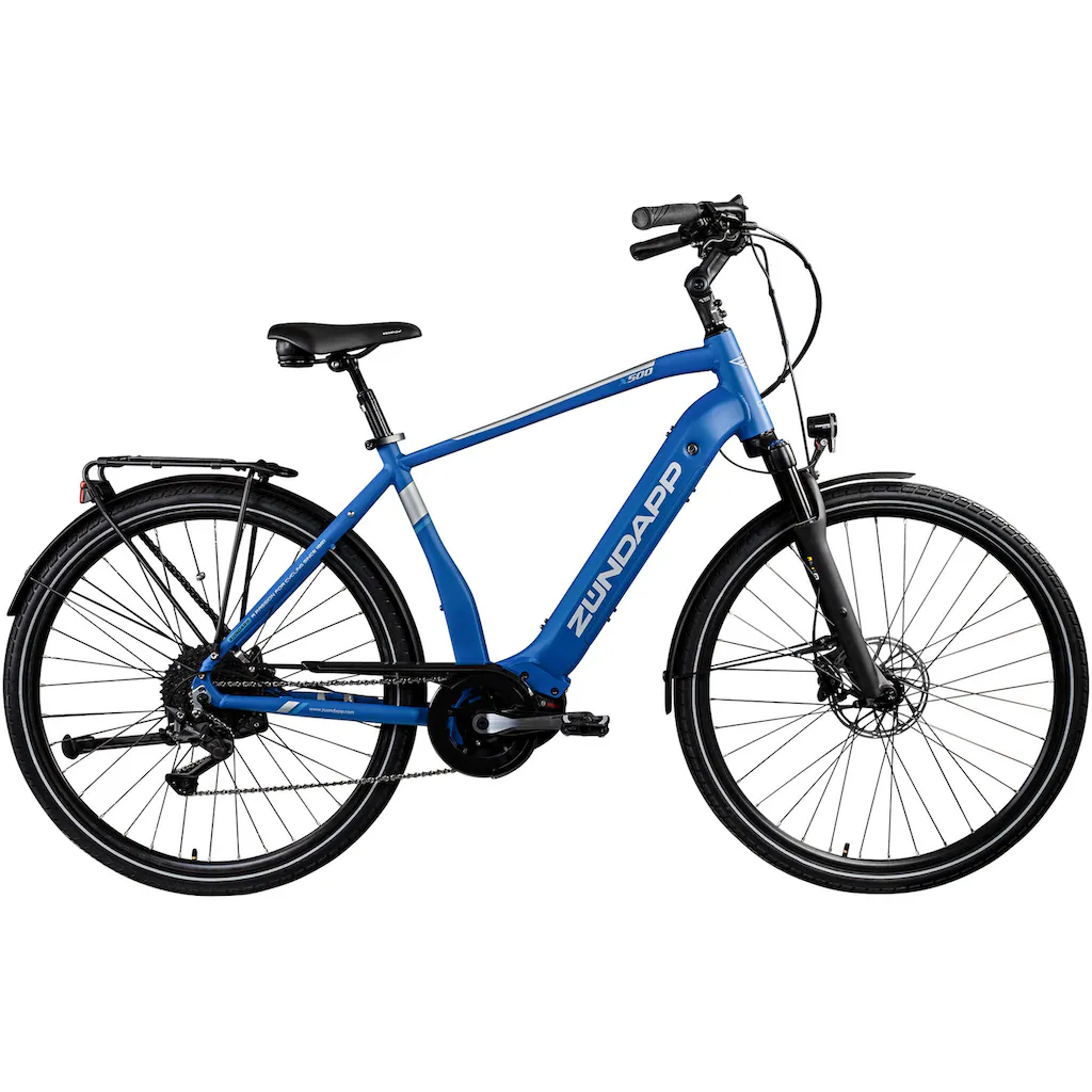 Zündapp E-Bike »X500« 11 Gang Shimano Deore Mittelmotor 250 W Pedelec Elektrofahrrad für Damen u. Herren Trekkingrad auf Rechnung