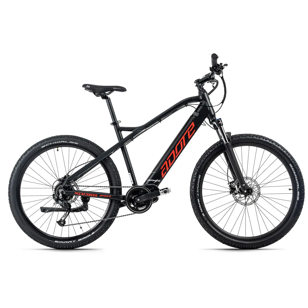 Adore E-Bike »XPOSE« 9 Gang Shimano Altus Mittelmotor 250 W Pedelec Elektrofahrrad für Damen u. Herren MTB Mountainbike auf Rechnung online bestellen