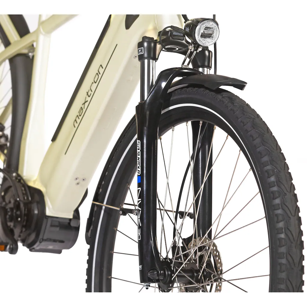 Maxtron E-Bike »MTS 21X« 11 Gang Shimano Deore Mittelmotor 250 W Pedelec Elektrofahrrad für Damen u. Herren Cityrad auf Rechnung online bestellen Auslauf