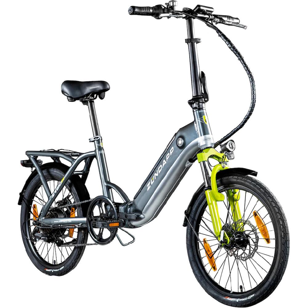Zündapp E-Bike »ZT20R« 6 Gang Heckmotor 486 W Pedelec Elektrofahrrad für Damen u. Herren Faltrad auf Rechnung Verkauf