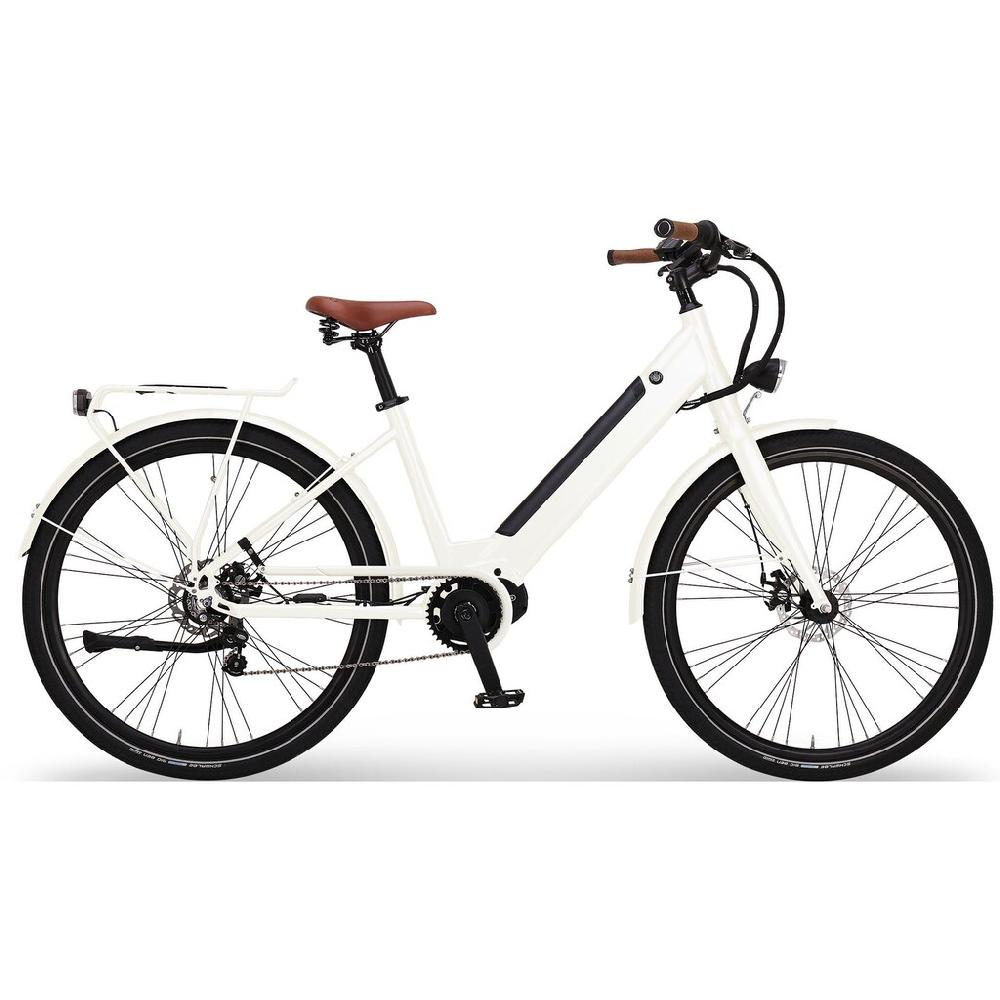 eGO Movement E-Bike »City 25 Julia Wave 45 cm Weiß 28"« Enviolo Mittelmotor 250 W Pedelec Elektrofahrrad für Damen u. Herren Cityrad