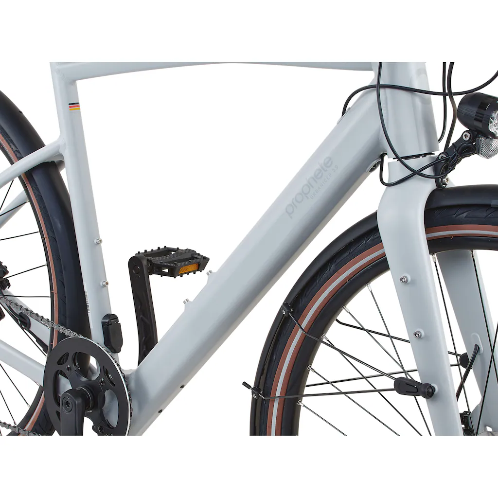 Prophete E-Bike »Urbanicer 2.9« 9 Gang Shimano Alivio Heckmotor 250 W Pedelec Elektrofahrrad für Herren Urbanbike Günstiger Verkauf
