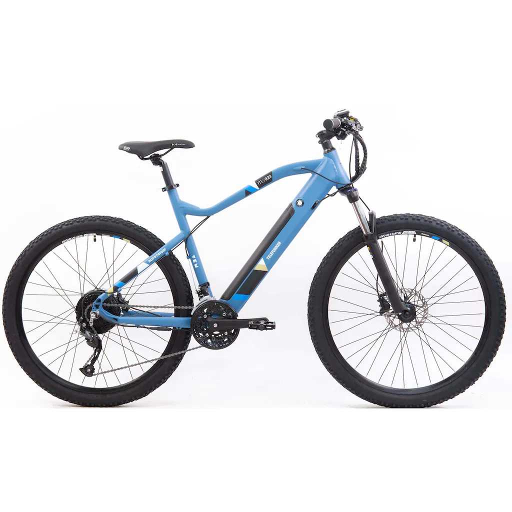Telefunken E-Bike »Aufsteiger M923« 27 Gang Shimano Altus Heckmotor 250 W Pedelec Elektrofahrrad für Damen u. Herren MTB Mountainbike auf Rechnung kaufen