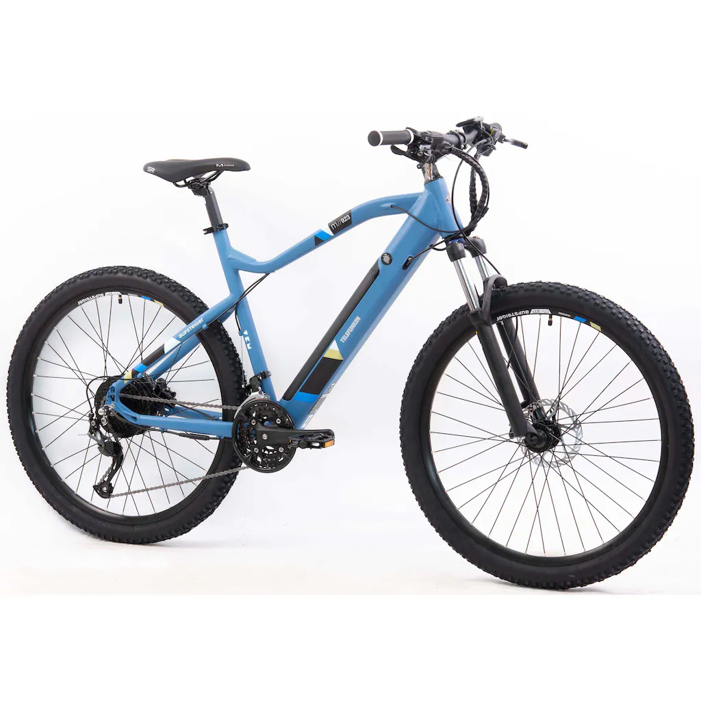 Telefunken E-Bike »Aufsteiger M923« 27 Gang Shimano Altus Heckmotor 250 W Pedelec Elektrofahrrad für Damen u. Herren MTB Mountainbike auf Rechnung kaufen Fabrikverkauf