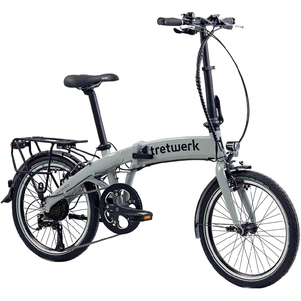 Tretwerk E-Bike »Akimbo« 8 Gang Shimano Acera M3020 SGS Heckmotor 250 W Pedelec Elektrofahrrad für Damen u. Herren Faltrad auf Raten