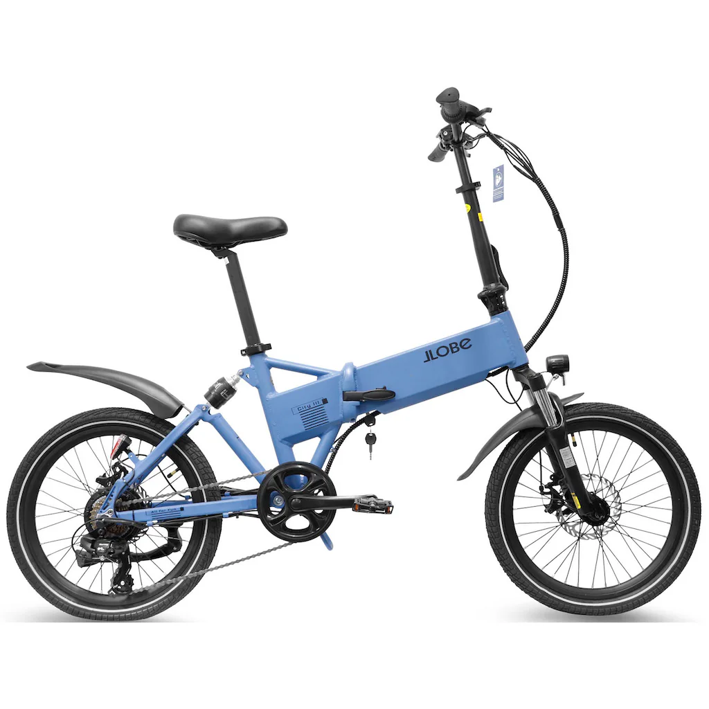LLobe E-Bike »City III blau 36V / 10 4Ah« 3 Gang Shimano 7-Gang Shimano Kettenschaltung Frontmotor 250 W Pedelec Elektrofahrrad für Damen u. Herren auf Rechnung online bestellen