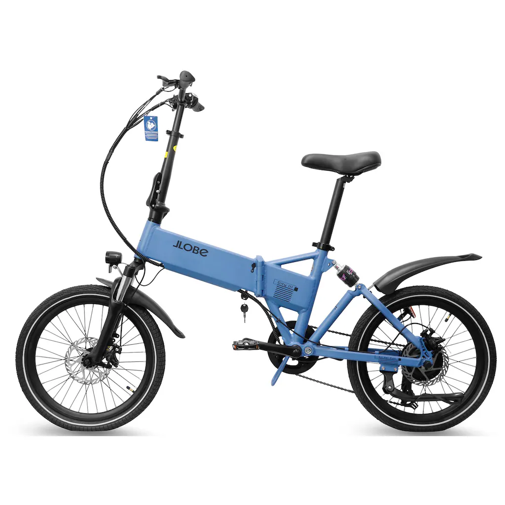 LLobe E-Bike »City III blau 36V / 10 4Ah« 3 Gang Shimano 7-Gang Shimano Kettenschaltung Frontmotor 250 W Pedelec Elektrofahrrad für Damen u. Herren auf Rechnung online bestellen Exklusivangebot
