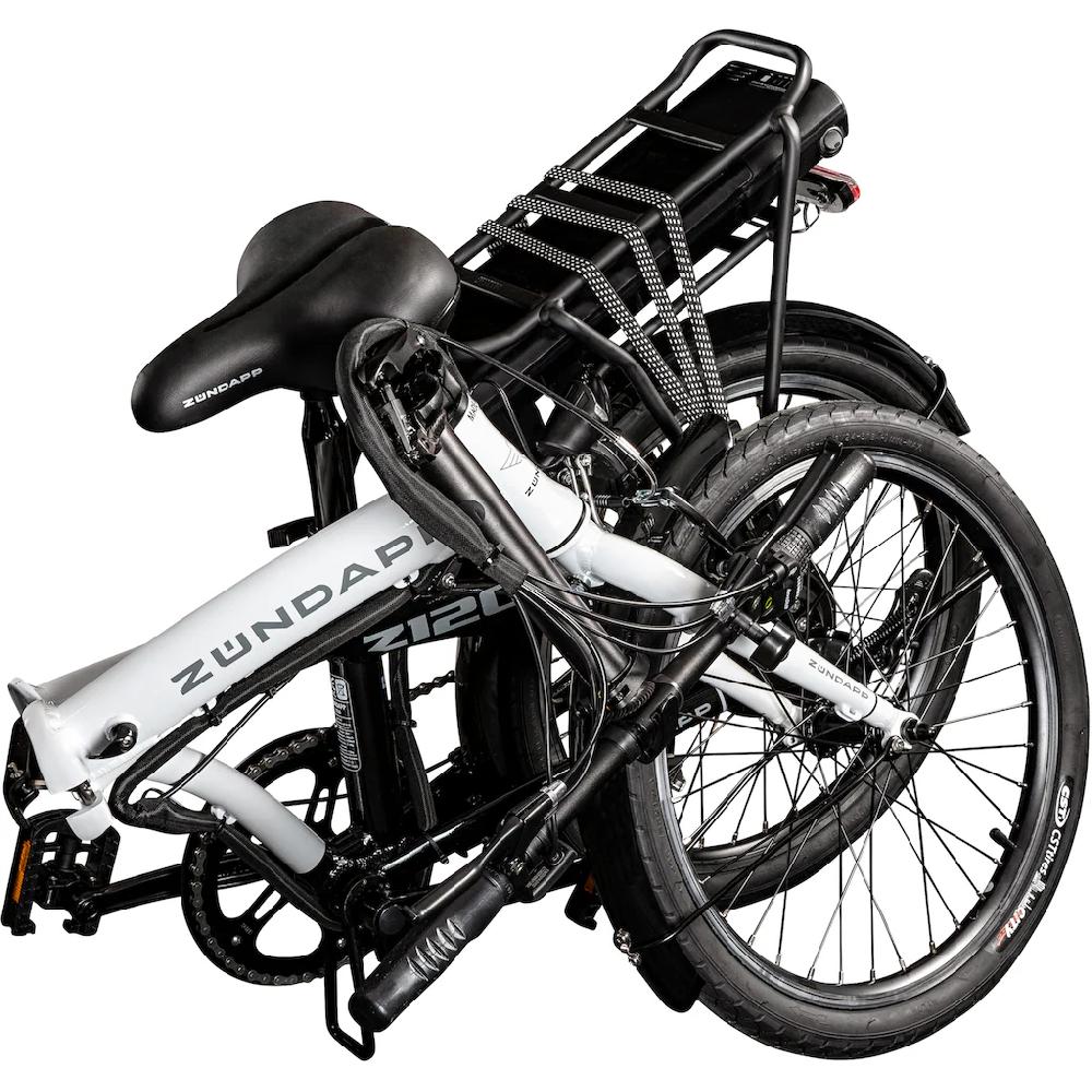 Zündapp E-Bike »Z120« 7 Gang Shimano Tourney Heckmotor 250 W Pedelec Elektrofahrrad für Damen u. Herren Klapprad auf Rechnung online kaufen Cyber Monday