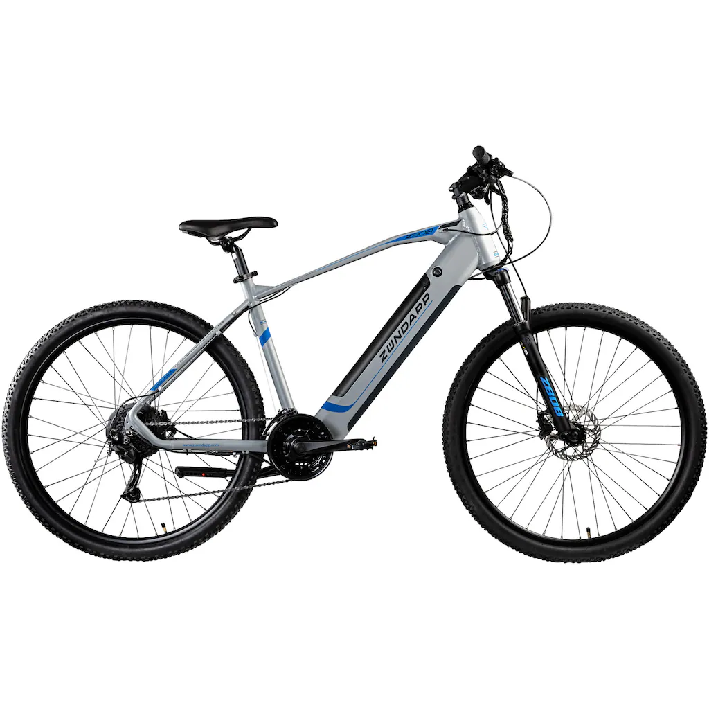 Zündapp E-Bike »Z808« 24 Gang Heckmotor 250 W Pedelec Elektrofahrrad für Damen u. Herren MTB Mountainbike auf Rechnung