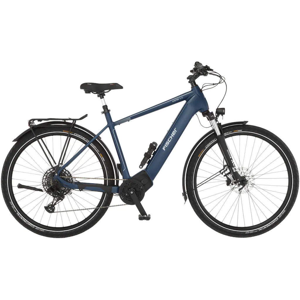 FISCHER Fahrrad E-Bike »VIATOR 8.0I 711 55« 12 Gang SX 11-50 Kettenschaltung (mit Faltschloss) Pedelec Elektrofahrrad für Damen u. Herren Trekkingrad auf Raten