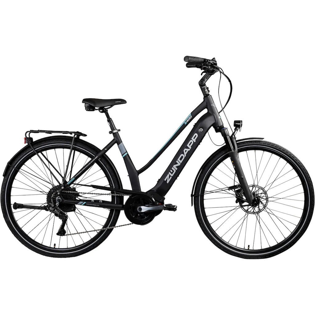 Zündapp E-Bike »X400« 11 Gang Shimano Deore XT Mittelmotor 250 W Pedelec Elektrofahrrad für Damen u. Herren Trekkingrad