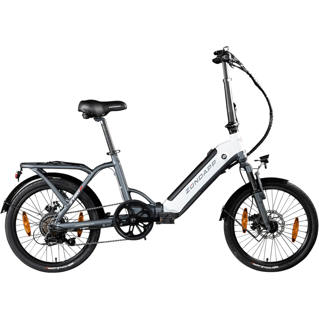 Zündapp E-Bike »ZT20R« 6 Gang Heckmotor 250 W Pedelec Elektrofahrrad für Damen u. Herren Faltrad auf Rechnung online bestellen