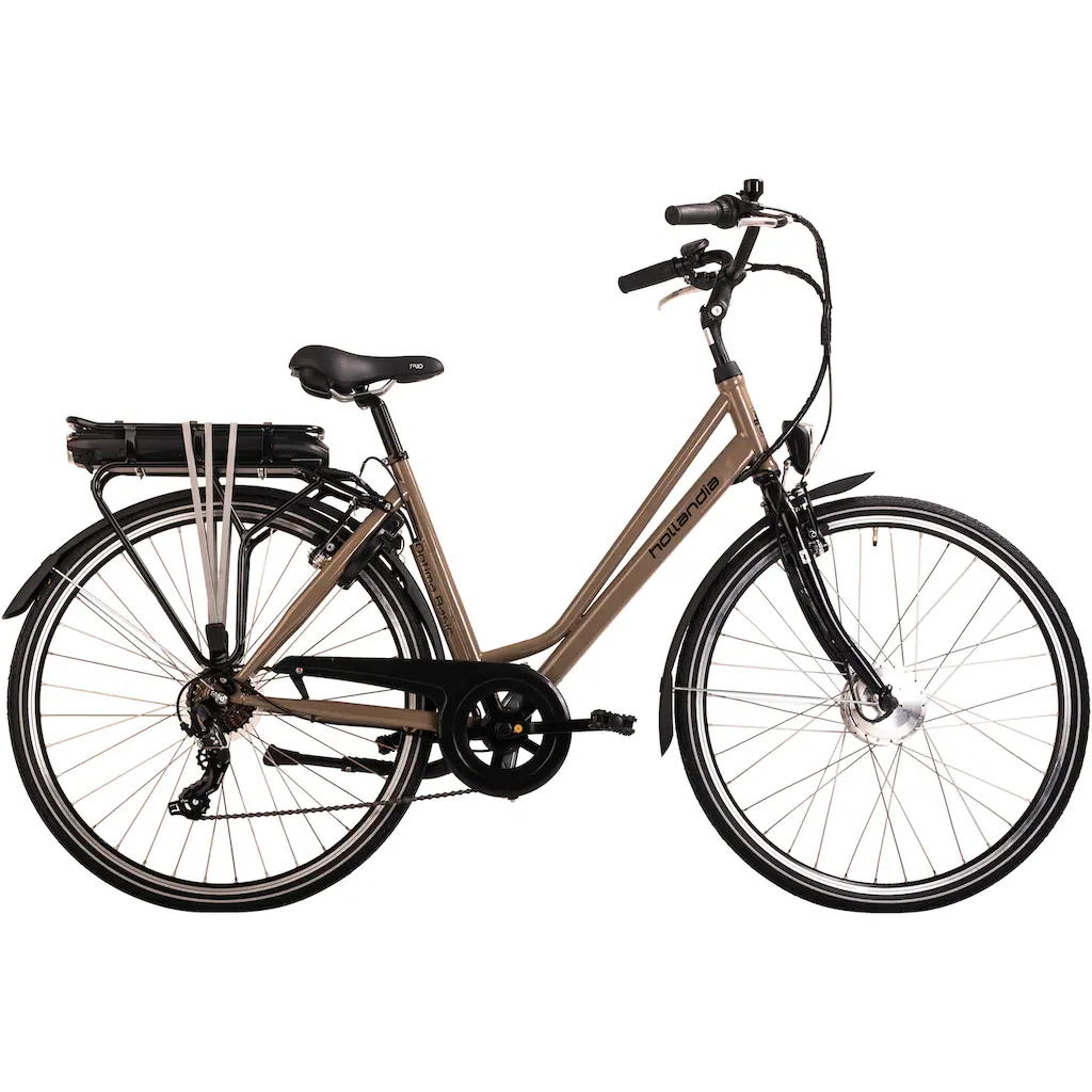 Hollandia E-Bike »Optima Basic« 7 Gang Shimano Tourney Frontmotor 250 W Pedelec Elektrofahrrad für Damen u. Herren Cityrad auf Rechnung kaufen
