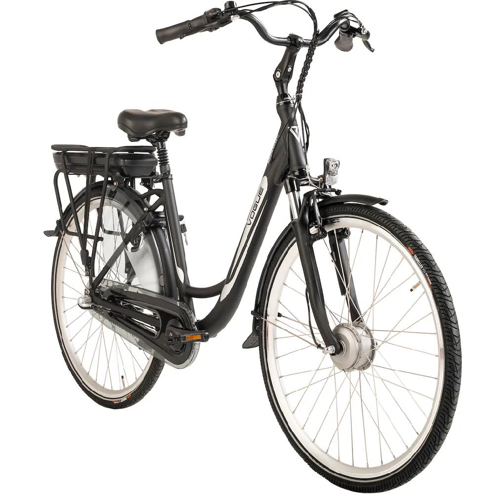 VOGUE BIKE E-Bike »Basic« 3 Gang Shimano Nexus Frontmotor 250 W Pedelec Elektrofahrrad für Damen u. Herren Cityrad auf Rechnung online bestellen Kauf eins, bekomm eins gratis