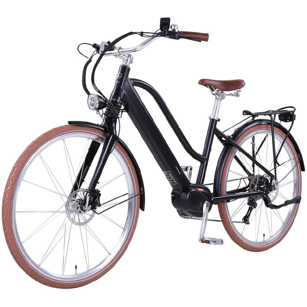 eGO Movement E-Bike »Classic 25 Cleopatra Trapez 45 cm Schwarz 28"« 10 Gang Shimano Deore Mittelmotor 250 W Pedelec Elektrofahrrad für Damen u. Herren Cityrad auf Rechnung online kaufen Tiefpreis