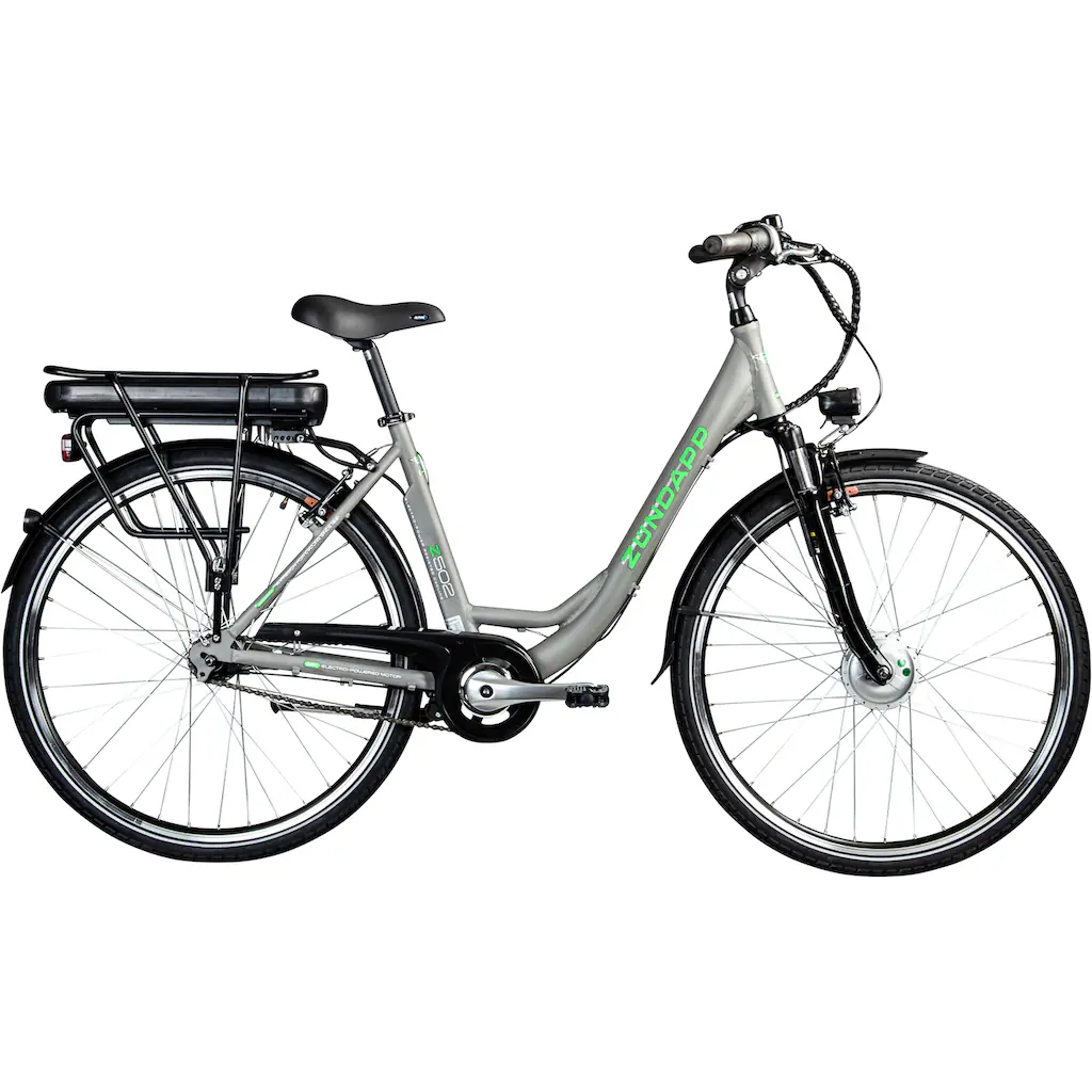 Zündapp E-Bike »Z502« 7 Gang Frontmotor 240 W Pedelec Elektrofahrrad für Damen u. Herren Cityrad auf Raten