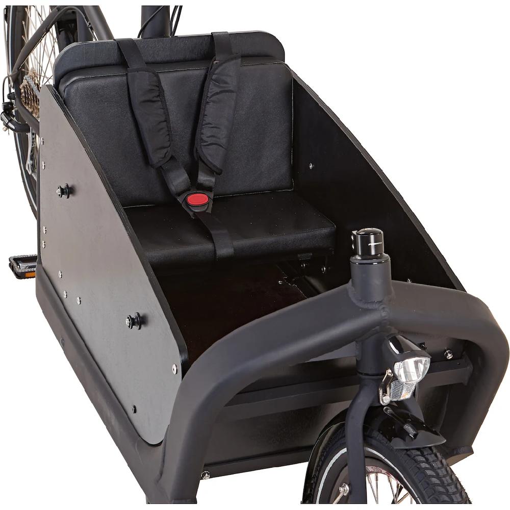 Prophete E-Bike »CARGO Plus 22.ETL.10« 8 Gang Shimano Acero Mittelmotor 250 W Pedelec Elektrofahrrad für Damen u. Herren Lastenrad Wochenangebot