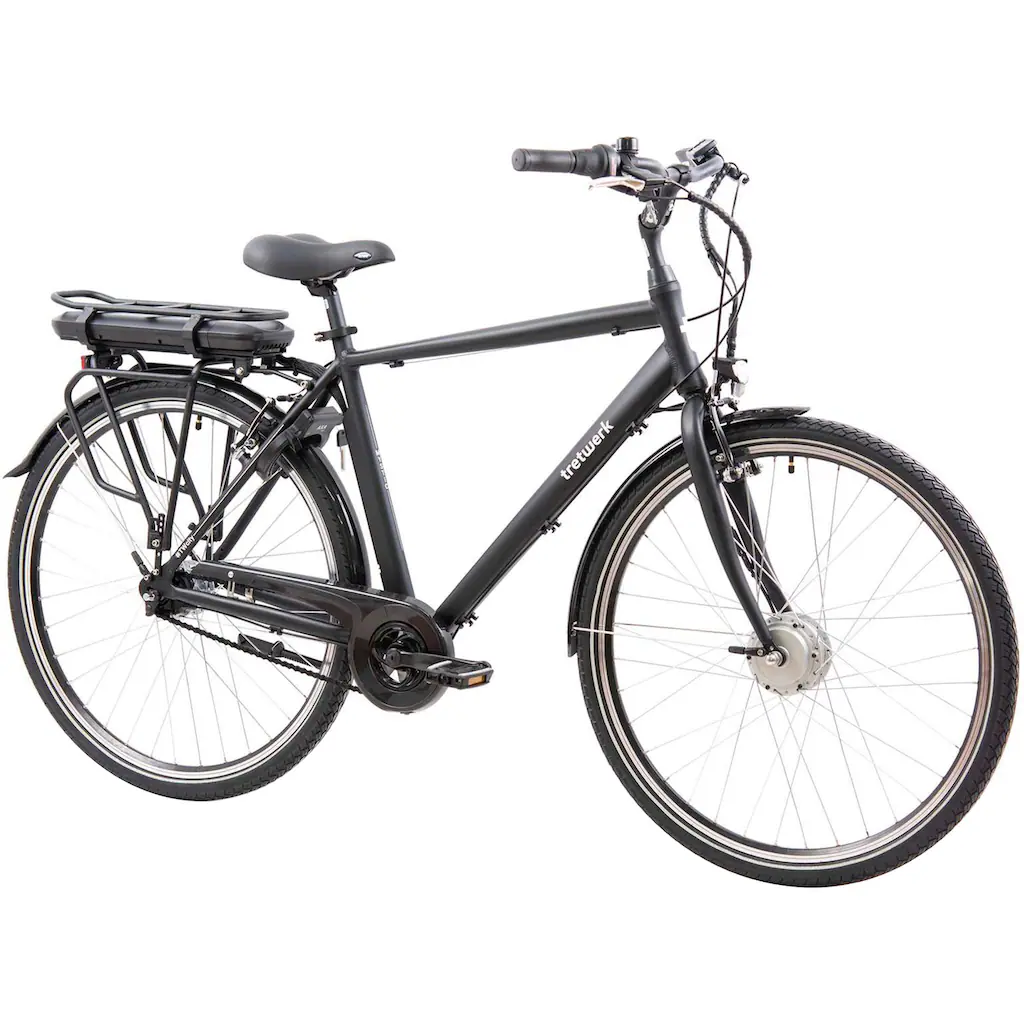 Tretwerk E-Bike »Mystic« 7 Gang Frontmotor 250 W Pedelec Elektrofahrrad für Damen u. Herren Trekkingrad