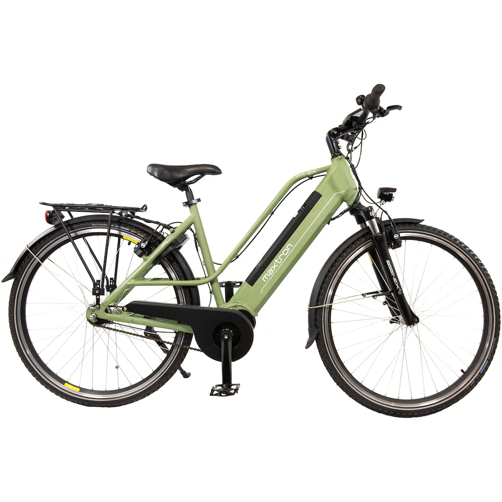 Maxtron E-Bike »MT 12X« 7 Gang Shimano NEXUS Mittelmotor 250 W (mit Ringschloss) Pedelec Elektrofahrrad für Damen u. Herren Trekkingrad auf Rechnung bestellen