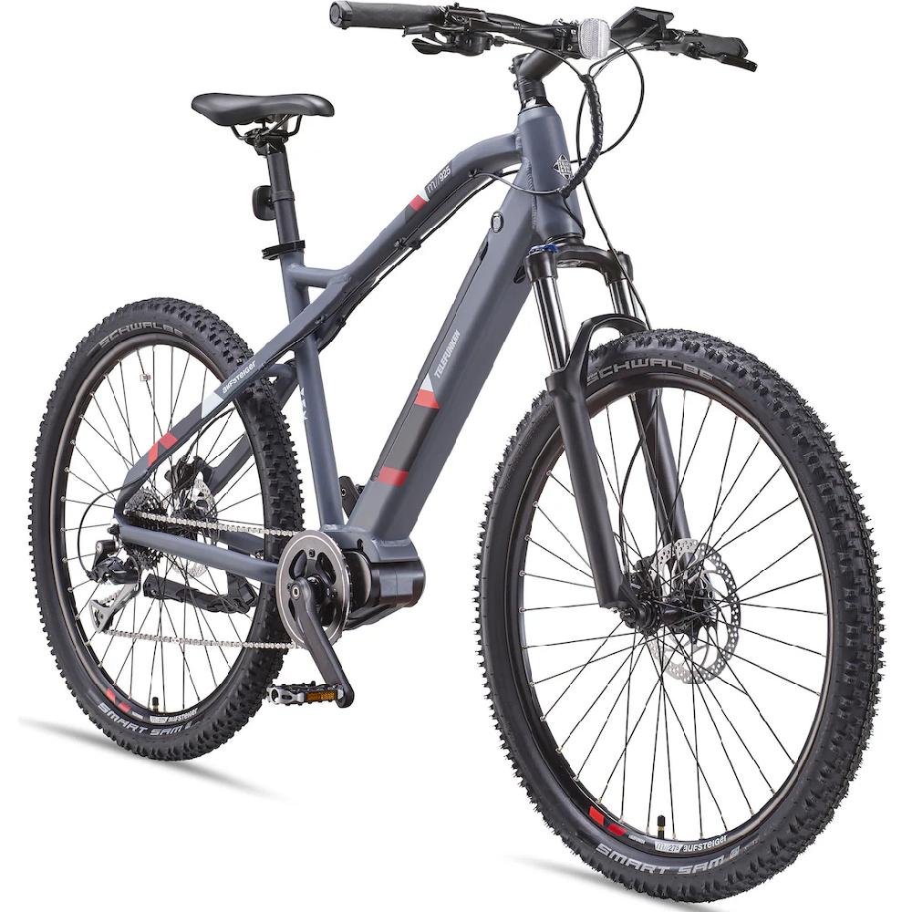 Telefunken E-Bike »Aufsteiger M925« 8 Gang Shimano Acera Mittelmotor 250 W Pedelec Elektrofahrrad für Damen u. Herren MTB Mountainbike
