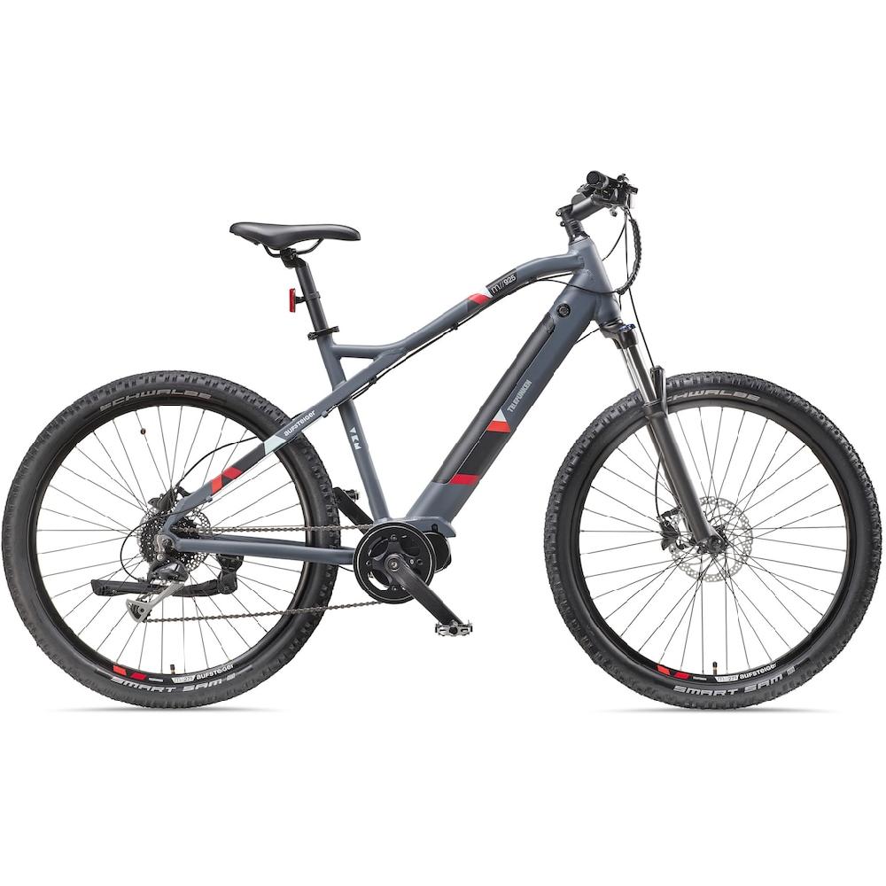 Telefunken E-Bike »Aufsteiger M925« 8 Gang Shimano Acera Mittelmotor 250 W Pedelec Elektrofahrrad für Damen u. Herren MTB Mountainbike Vierteljährliche Förderung