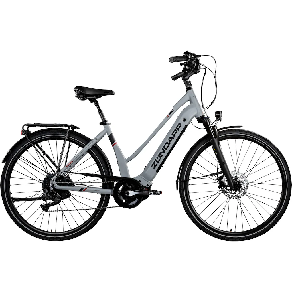 Zündapp E-Bike »X400« 11 Gang Shimano Deore XT Mittelmotor 250 W Pedelec Elektrofahrrad für Damen u. Herren Trekkingrad