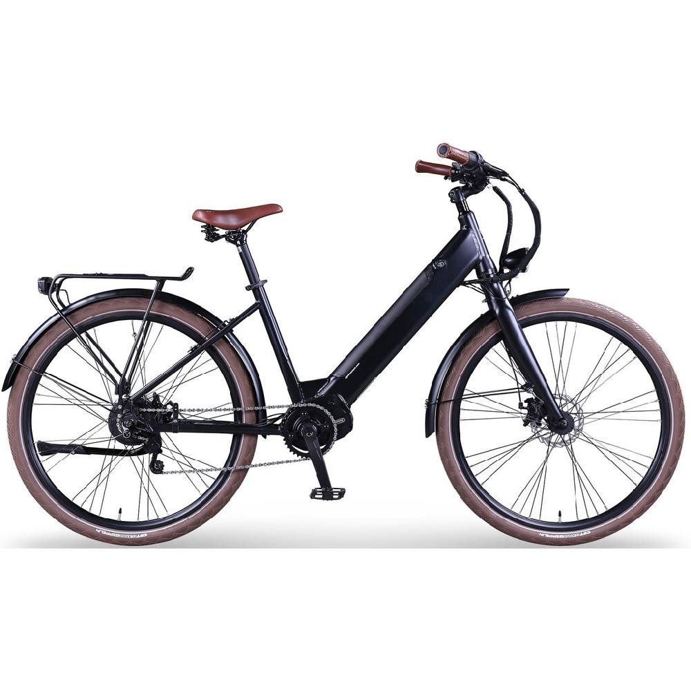 eGO Movement E-Bike »City 25 Julia Wave 45 cm Schwarz 28"« Enviolo Mittelmotor 250 W Pedelec Elektrofahrrad für Damen u. Herren Cityrad