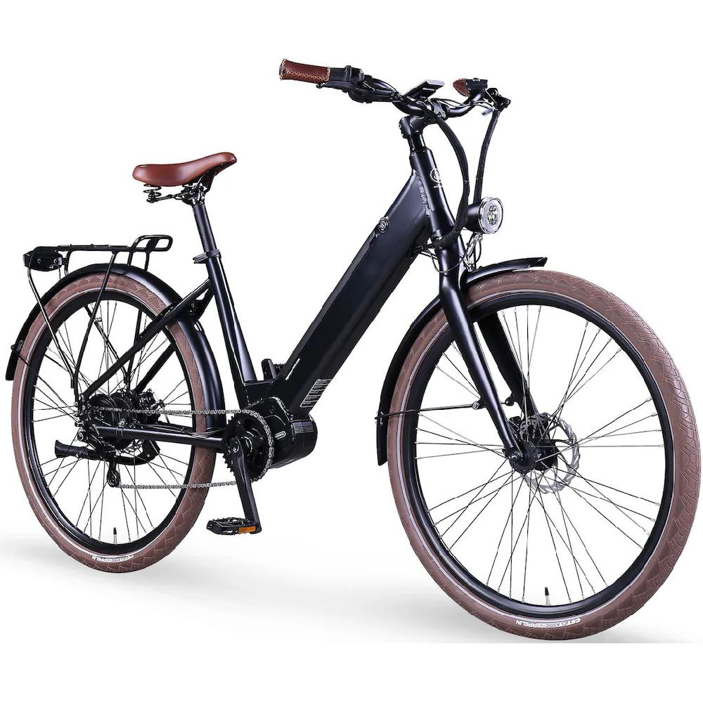 eGO Movement E-Bike »City 25 Julia Wave 45 cm Schwarz 28"« Enviolo Mittelmotor 250 W Pedelec Elektrofahrrad für Damen u. Herren Cityrad Begrenzt auf 3 Tage