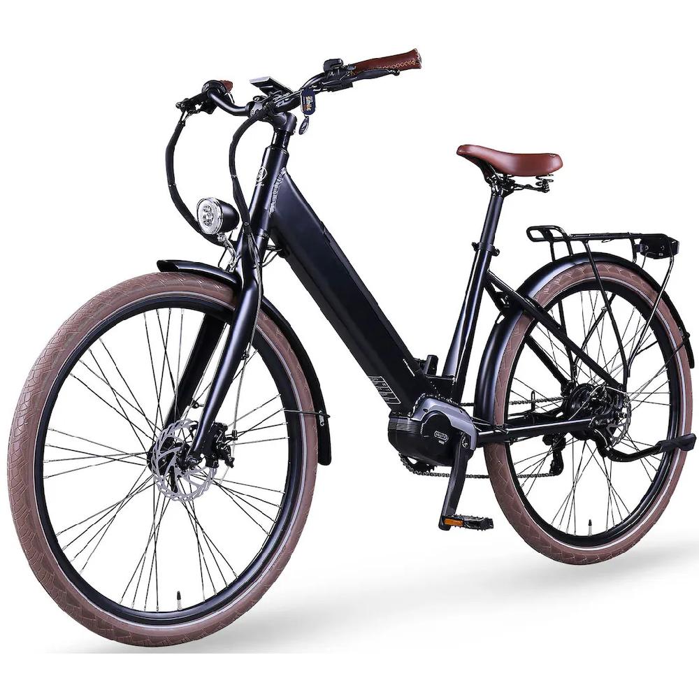 eGO Movement E-Bike »City 25 Julia Wave 45 cm Schwarz 28"« Enviolo Mittelmotor 250 W Pedelec Elektrofahrrad für Damen u. Herren Cityrad Begrenzt auf 3 Tage