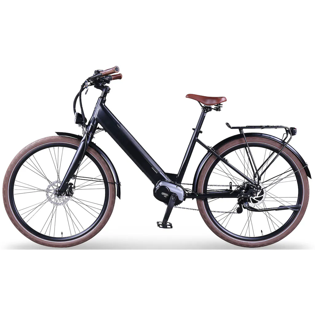 eGO Movement E-Bike »City 25 Julia Wave 45 cm Schwarz 28"« Enviolo Mittelmotor 250 W Pedelec Elektrofahrrad für Damen u. Herren Cityrad Begrenzt auf 3 Tage