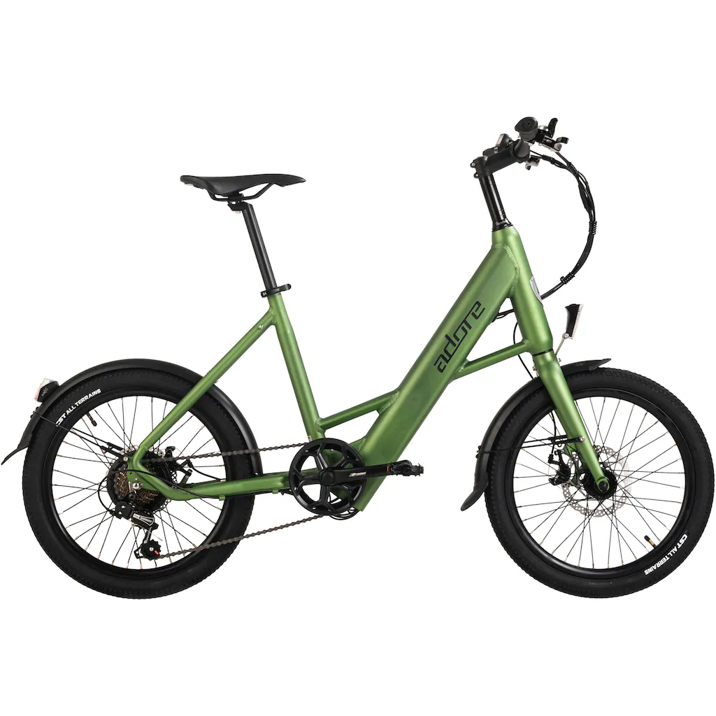 Adore E-Bike »C-200« 7 Gang Shimano Tourney Heckmotor 250 W Pedelec Elektrofahrrad für Damen u. Herren Cityrad auf Rechnung