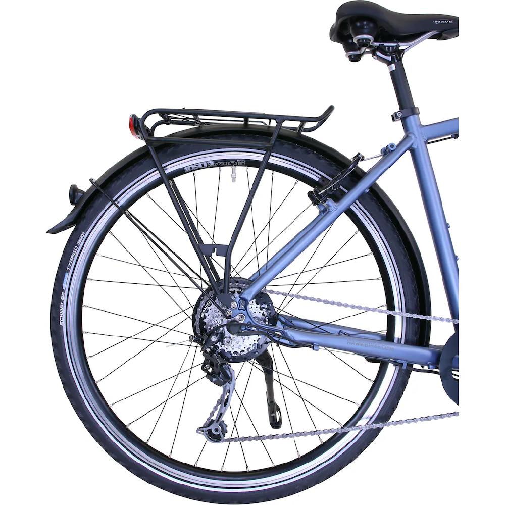 HAWK Bikes E-Bike »eTrekking Gent« 8 Gang microSHIFT Microshift Heckmotor 250 W Pedelec Elektrofahrrad für Herren Trekkingrad zollfrei