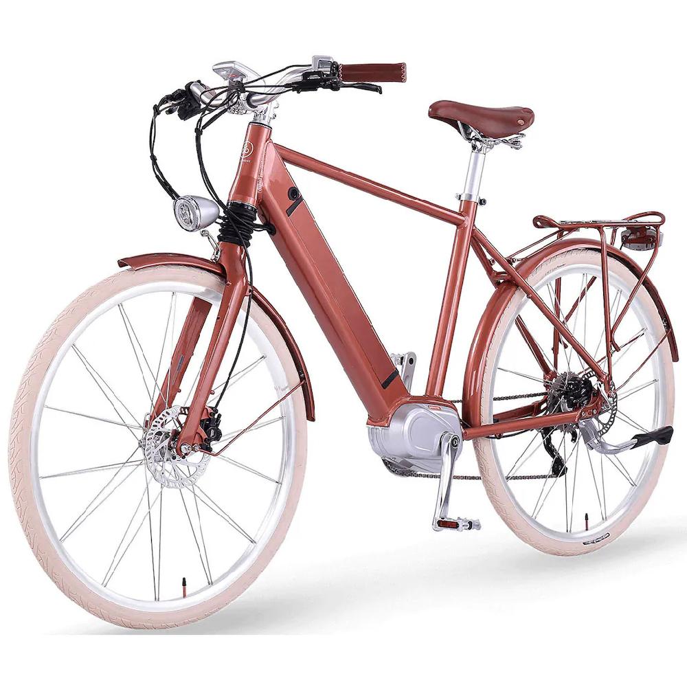 eGO Movement E-Bike »Classic 25 Cäsar Herren 54 cm Bronze 28"« 10 Gang Shimano Deore Mittelmotor 250 W Pedelec Elektrofahrrad für Damen u. Herren Cityrad auf Rechnung bestellen Versandkostenfrei