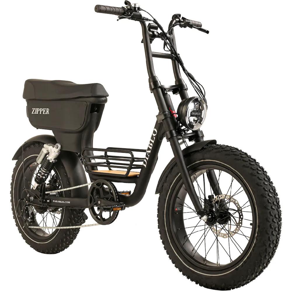 DIABLO BIKES E-Bike »Fat E-Bike 20" Kompakt Bike Zipper RH 50 cm« 7 Gang Shimano Tourney Heckmotor 250 W Pedelec Elektrofahrrad für Damen und Herren auf Rechnung kaufen Großer Ausverkauf