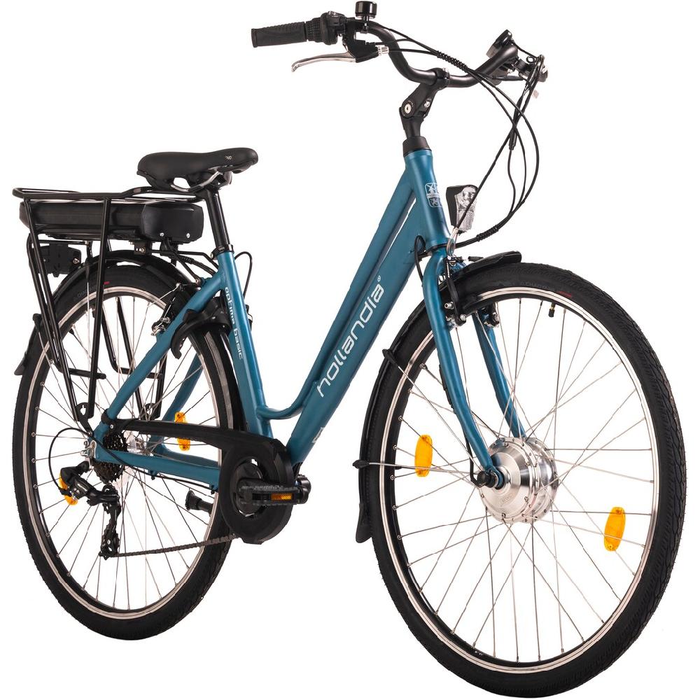 Hollandia E-Bike »Optima Basic« 7 Gang Shimano Tourney Frontmotor 250 W Pedelec Elektrofahrrad für Damen u. Herren Cityrad Exklusivangebot
